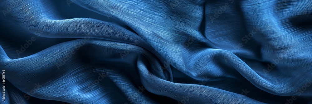 Soft blue fabric with a folded weave pattern, smooth and shiny, perfect for elegant backgrounds and decorative designs. Soft blue fabric with a folded weave pattern, smooth and shiny, perfect for elegant backgrounds and decorative designs.