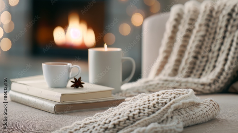 a flat lay image of a cozy book reading nook--stack of books, reading glasses, and a cup of tea a flat lay image of a cozy book reading nook--stack of books, reading glasses, and a cup of tea