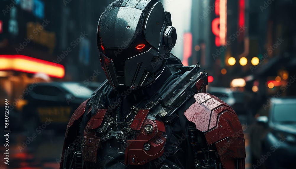 a Cyberpunk of auto robot Jackal superhero photograph a Cyberpunk of auto robot Jackal superhero photograph