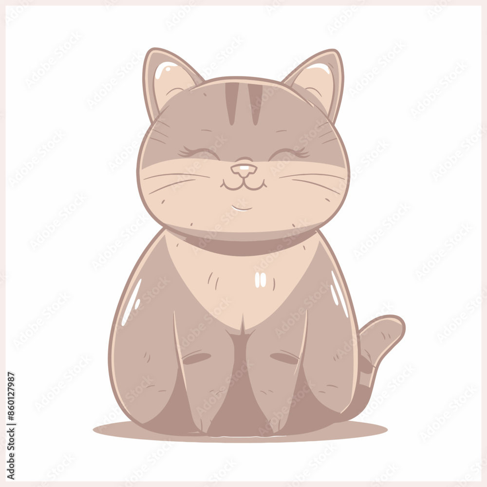 Obraz premium Cat vector illustration