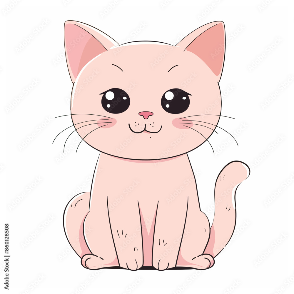Obraz premium Cat vector illustration image