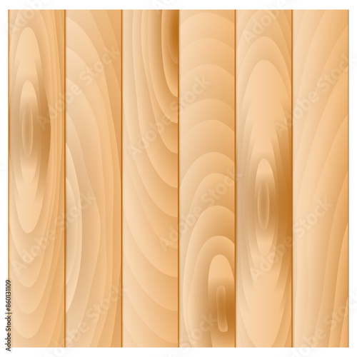 Set of Realistic Wooden Texture Background. 3D Illustration