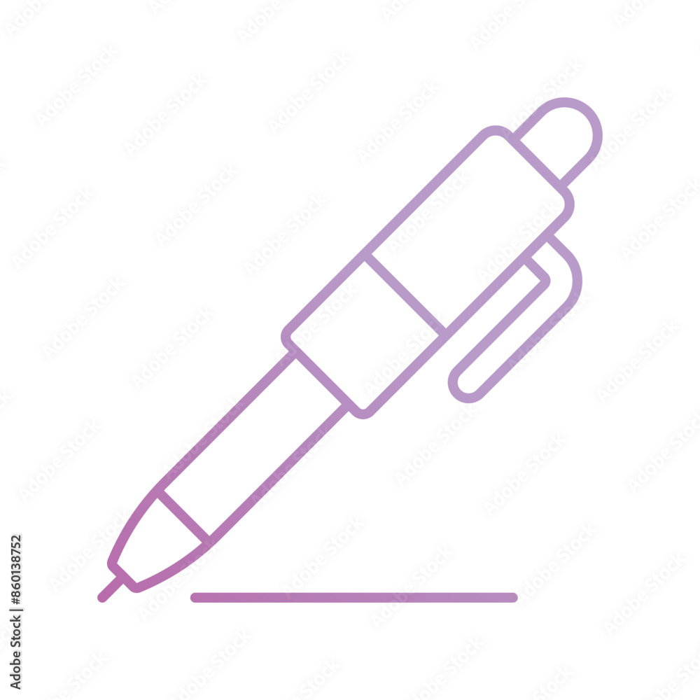 pen icon with white background vector stock illustration pen icon with white background vector stock illustration