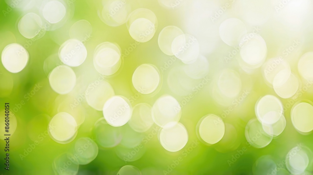 Serene Green Blurred Background with Focused Shelf Serene Green Blurred Background with Focused Shelf