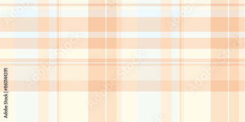 Valentines day background seamless pattern, tough plaid tartan fabric. 50s texture vector textile check in light and bisque colors.