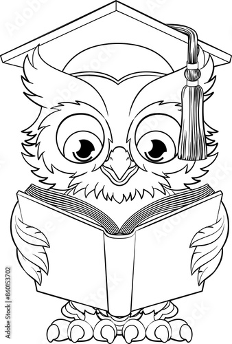 Wise Owl Cartoon Old Teache...