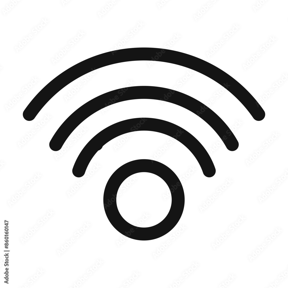 Wireless Wifi Icon Ideal for Internet Connectivity Wireless Wifi Icon Ideal for Internet Connectivity