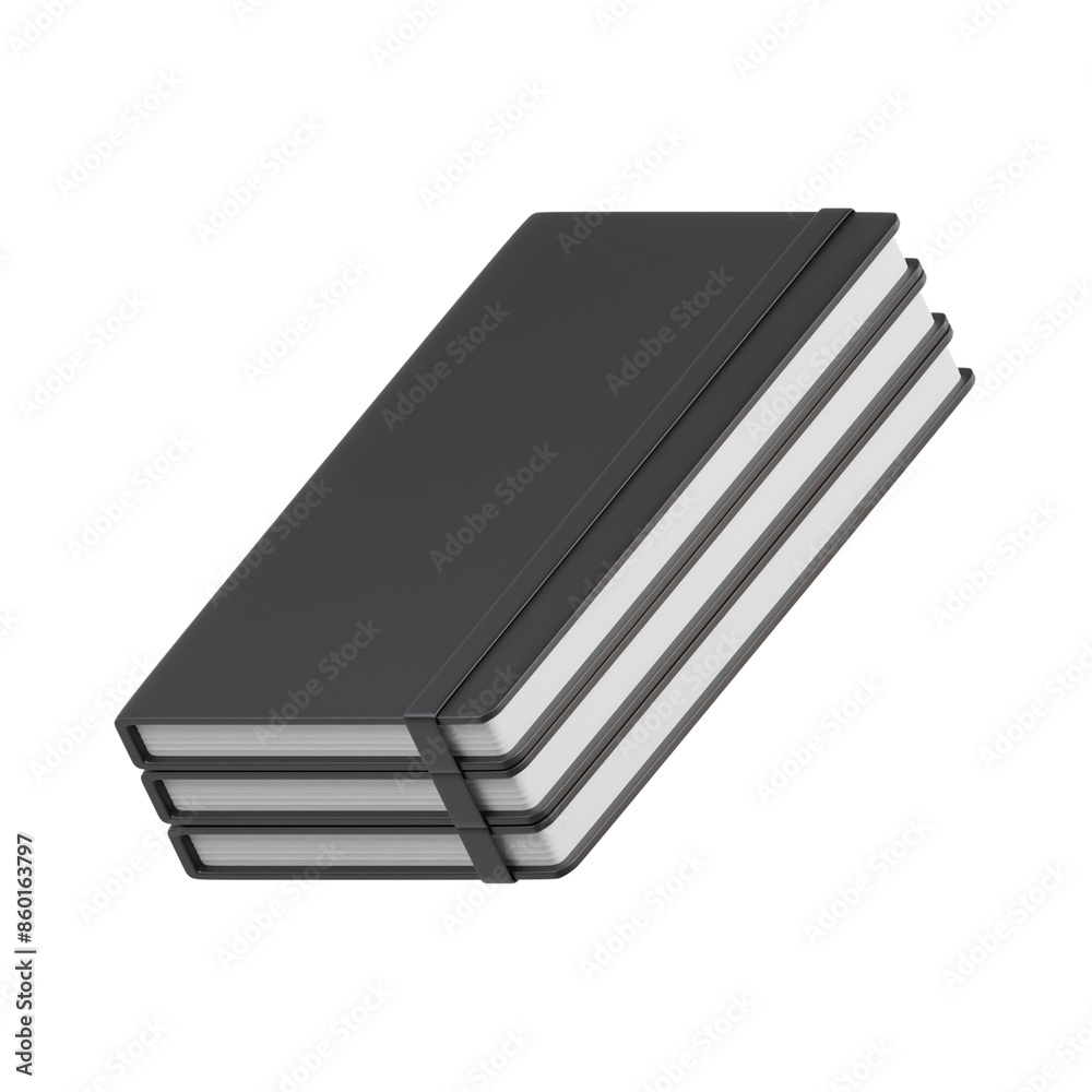books on white background books on white background
