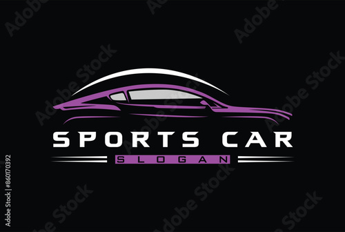 Car Logo Abstract Lines Vector. Vector illustration