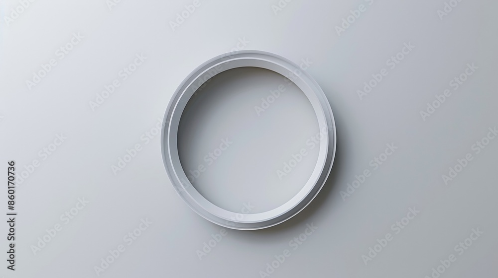 Simple circular abstract movie logo introduction screen, white background, highlighting animation as the company specialism Simple circular abstract movie logo introduction screen, white background, highlighting animation as the company specialism