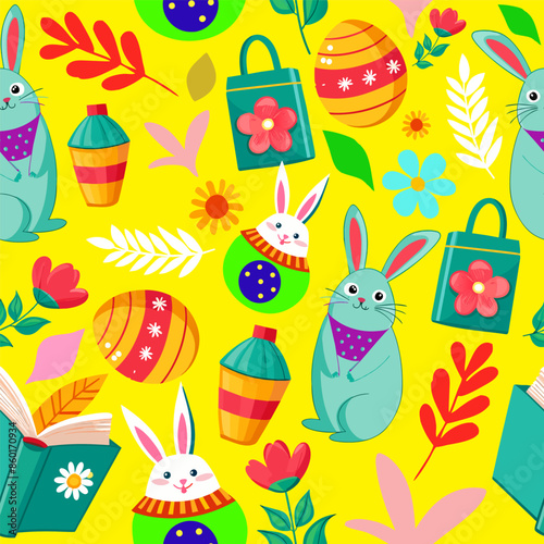 How about an Easter theme with cute bunny shapes, colorful eggs, and a lovely background?
