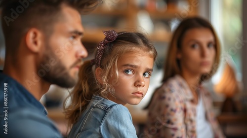Parents struggling to decide custody of their daughter amid divorce proceedings.