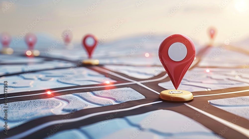 Track your route and destination with this GPS map. Find nearby charging stations, including fast superchargers.