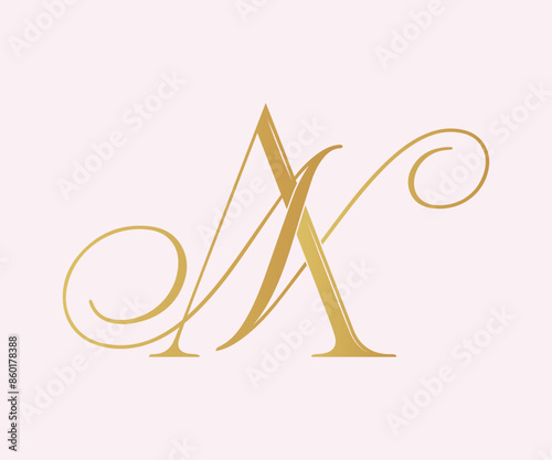NA, AN , logo NA  ,Letter NA  ,monogram NA