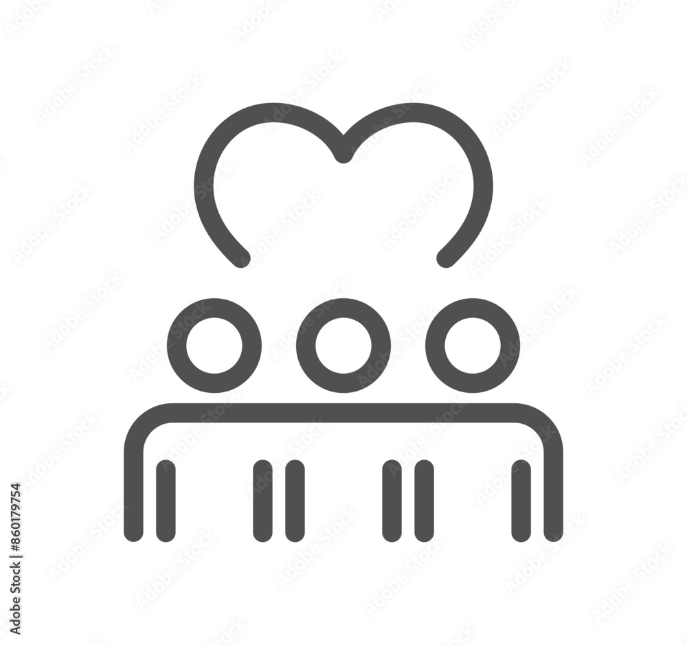 Core values related icon outline and linear vector.
Core values related icon outline and linear vector.