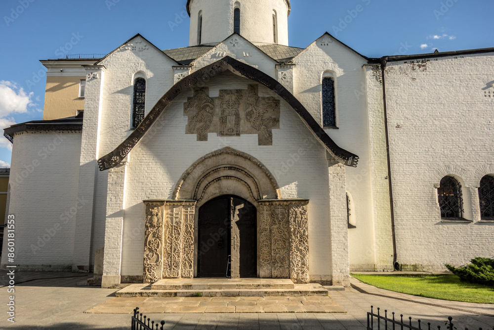 Obraz premium Convent of Saints Martha and Mary, the entrance, Moscow, Russia