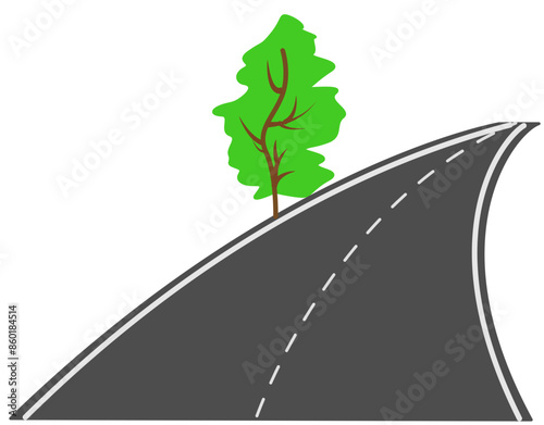 city highway, asphalt road