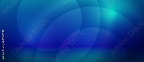 Abstract Blue and Teal Geometric Vector Background