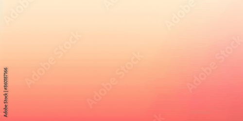 Noisy gradient background transitioning from soft peach to coral pink, creating a warm and inviting look, perfect for summer accessories or beauty products