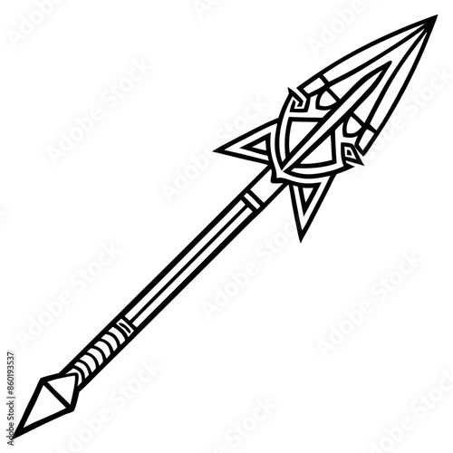 An assortment of calligraphic arrows
