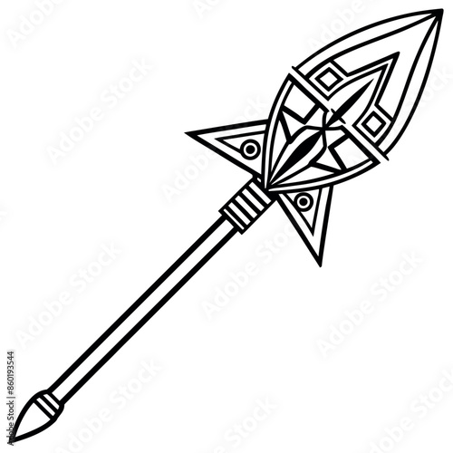 An assortment of calligraphic arrows
