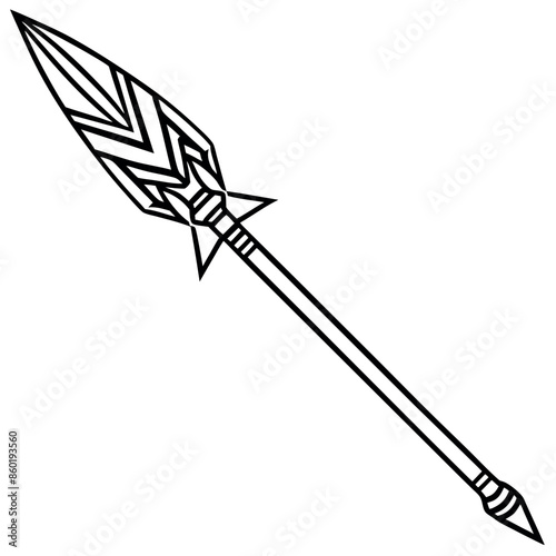 An assortment of calligraphic arrows
