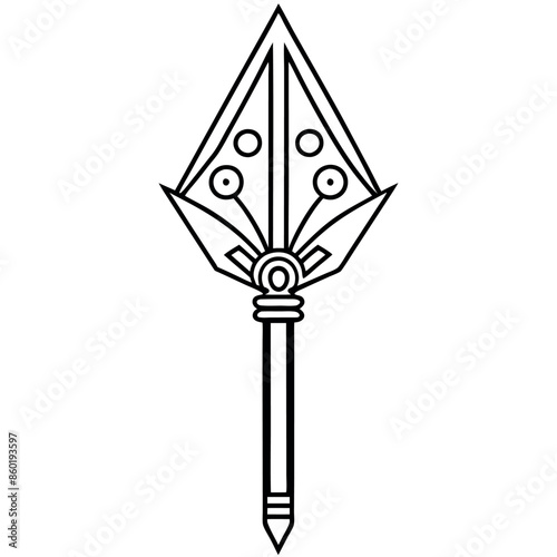 An assortment of calligraphic arrows
