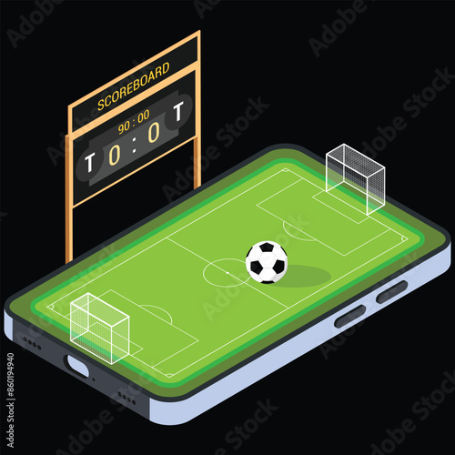 Isometric Football playground in Mobile