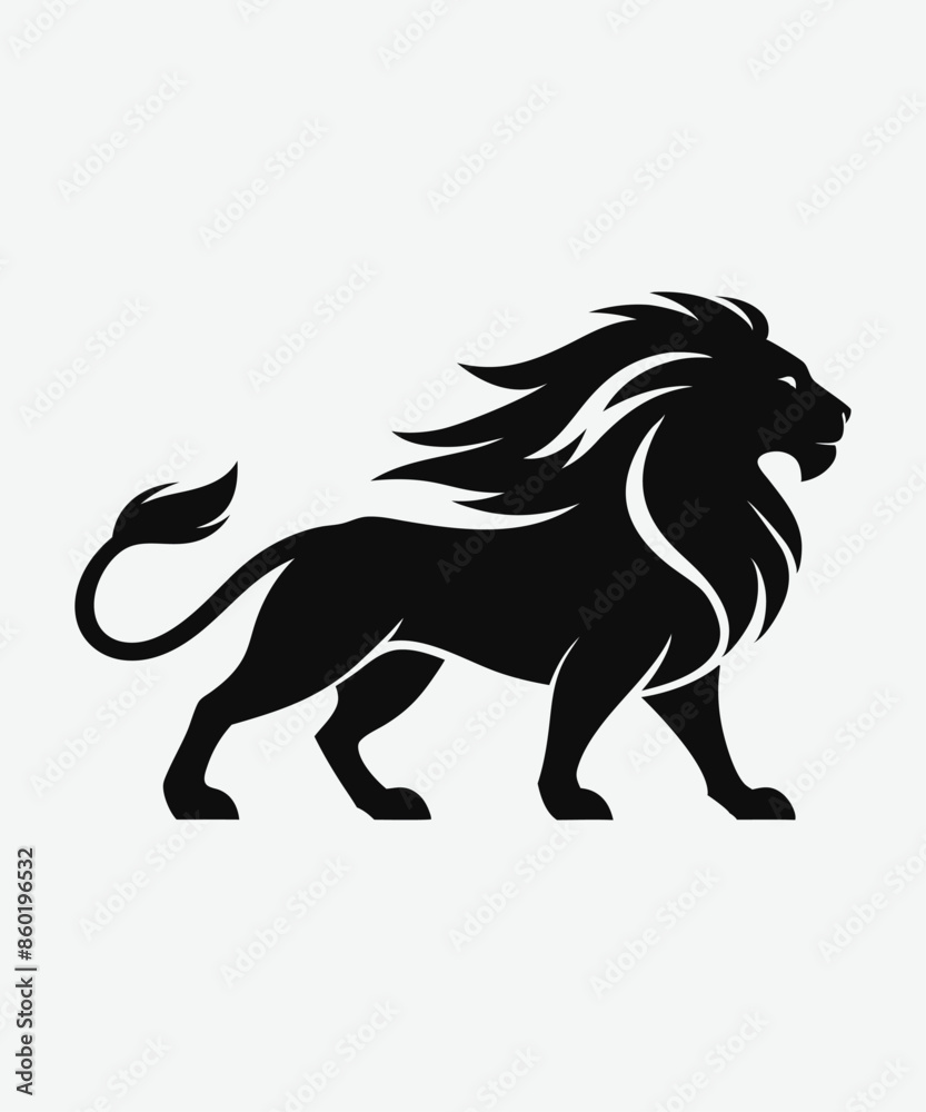 Lion Silhouette vector Lion Silhouette vector