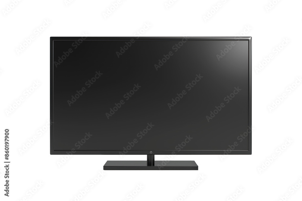 Modern Flat Screen TV Isolated On White Background Modern Flat Screen TV Isolated On White Background