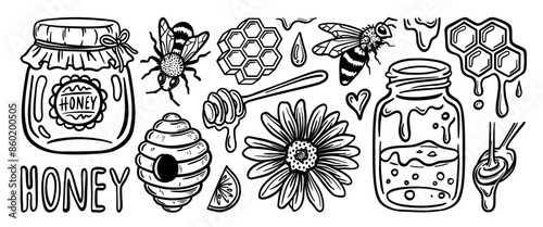 Hand drawn doodle vector set. Collection of cute hand drawn doodle.