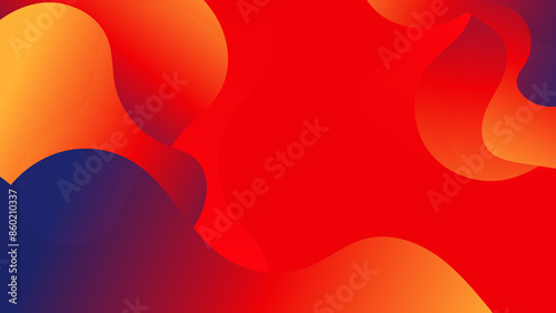 colorful abstract shapes background design