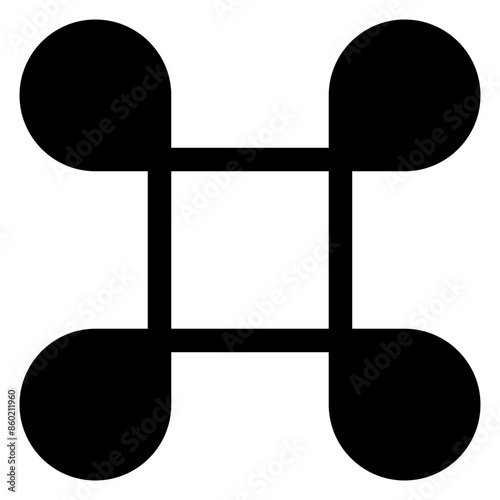 command glyph  icon vector illustration isolated on white background