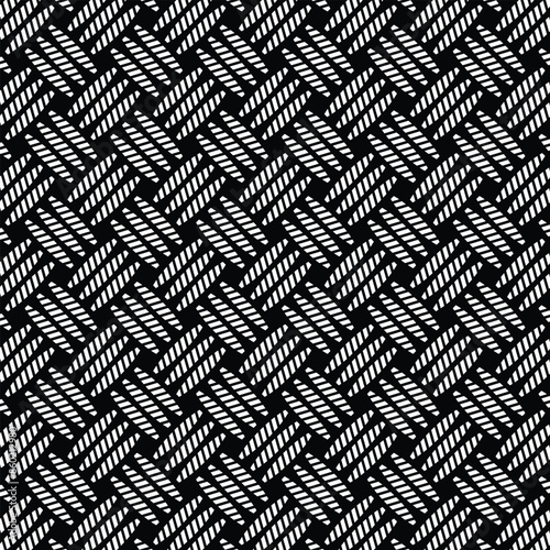 Woven seamless pattern. Basketwork rattan texture with repeating straight lines
illustration vector design background can be used for decoration,wallpaper,pattern fills,
background,surface textures.