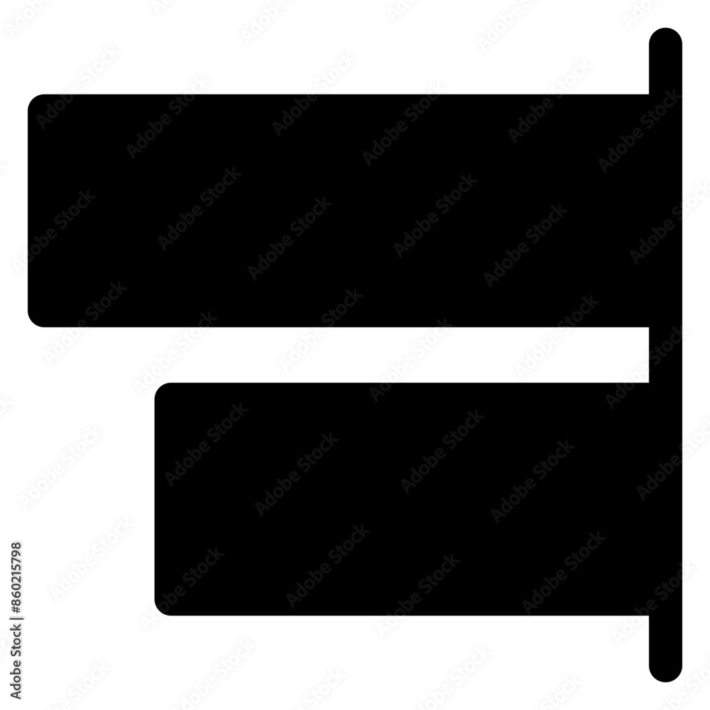 right glyph icon vector illustration isolated on white background right glyph icon vector illustration isolated on white background