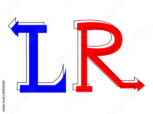 矢印（LとR）