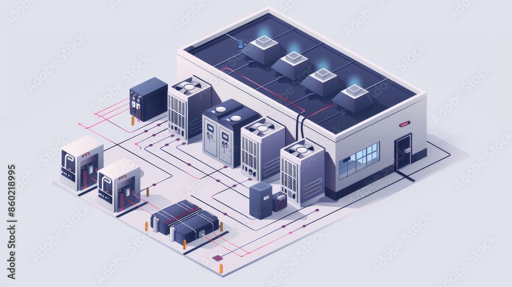 A futuristic cityscape with a large building in the center A futuristic cityscape with a large building in the center