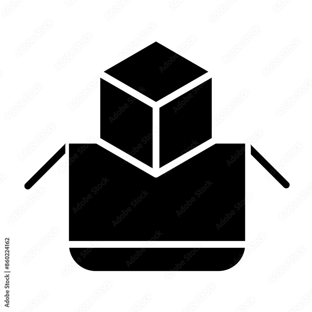 Packaging Glyph Icon Packaging Glyph Icon