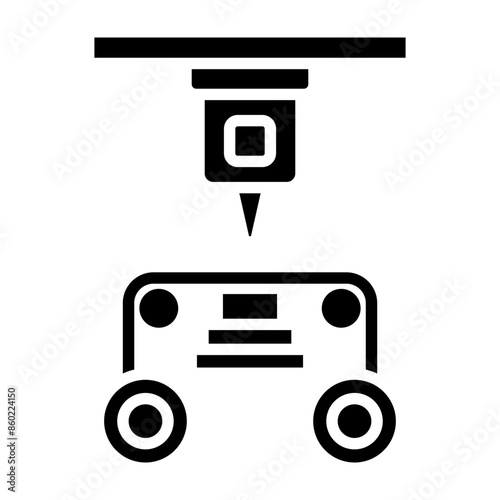 Laminated Object Manufacturing Glyph Icon