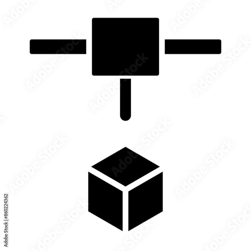 Fixation Glyph Icon