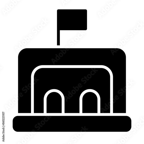 Bunker Glyph Icon