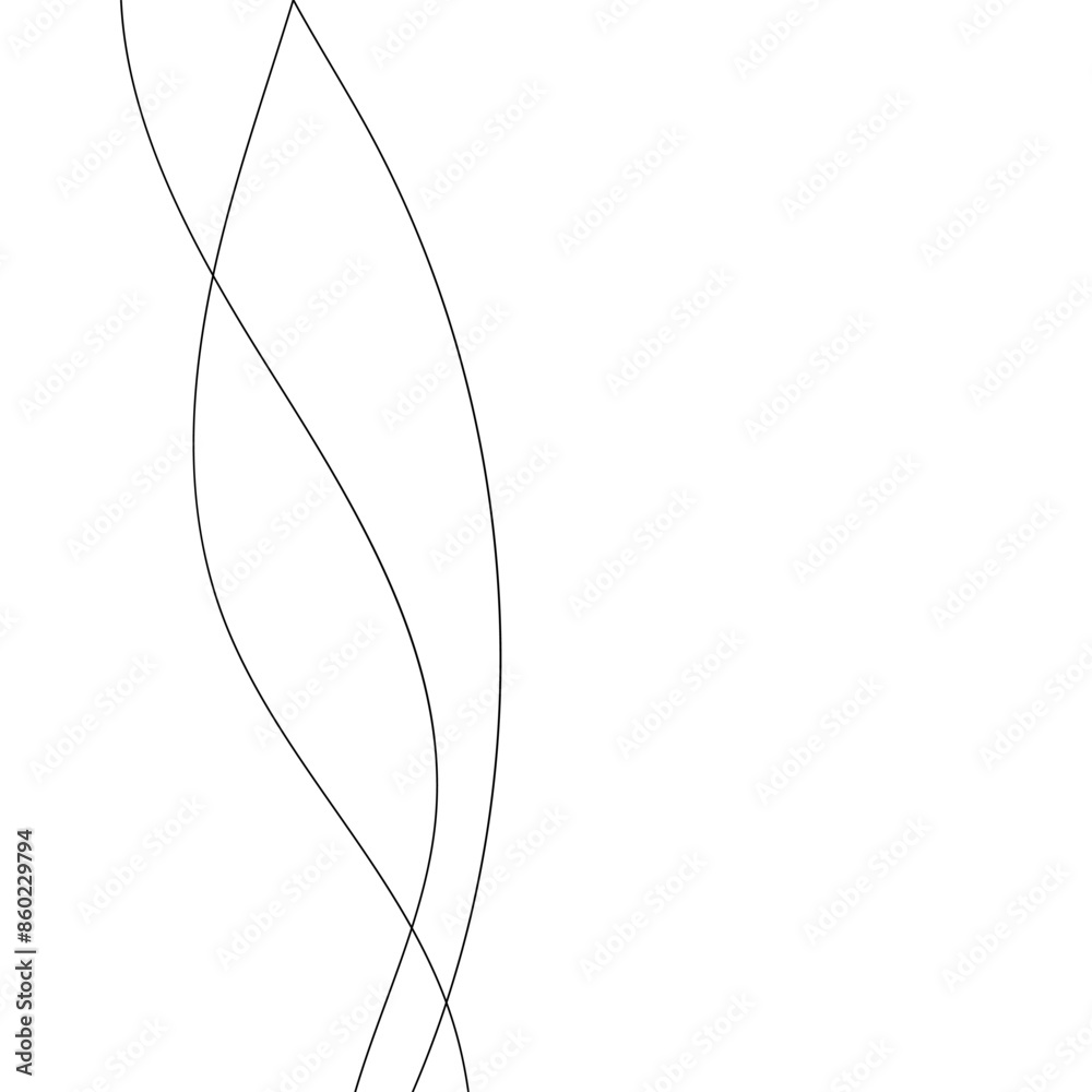 Thin line wavy abstract vector background. Thin line wavy abstract vector background.