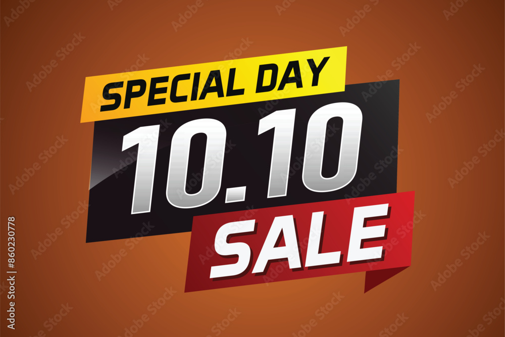 10.10 Special day sale word concept vector illustration with ribbon and 3d style for use landing page, template, ui, web, mobile app, poster, banner, flyer, background, gift card, coupon
10.10 Special day sale word concept vector illustration with ribbon and 3d style for use landing page, template, ui, web, mobile app, poster, banner, flyer, background, gift card, coupon