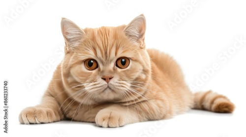 A cuddly British Shorthair cat with a round face and teddy bear-like features