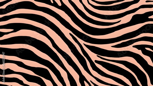 zebra stripes and a smooth, patterned zebra skin