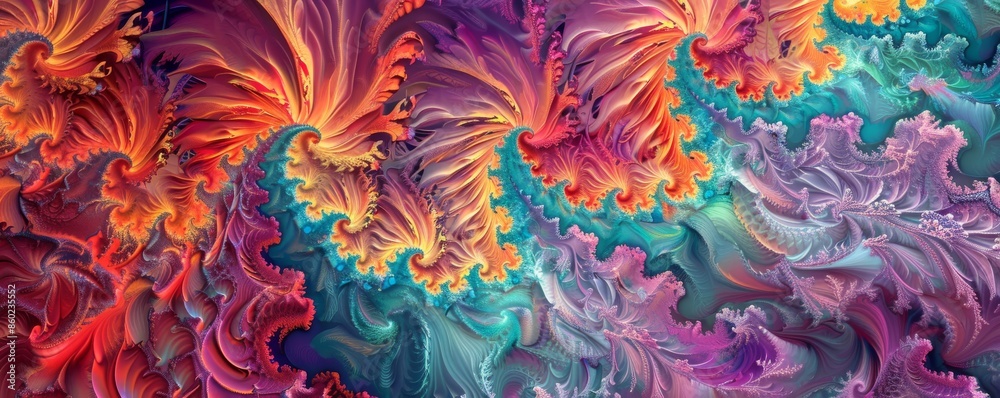 Vibrant and detailed digital art with colorful abstract patterns and intricate designs Vibrant and detailed digital art with colorful abstract patterns and intricate designs