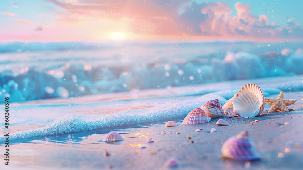 custom made wallpaper toronto digitalFresh seaside seashell background wallpaper