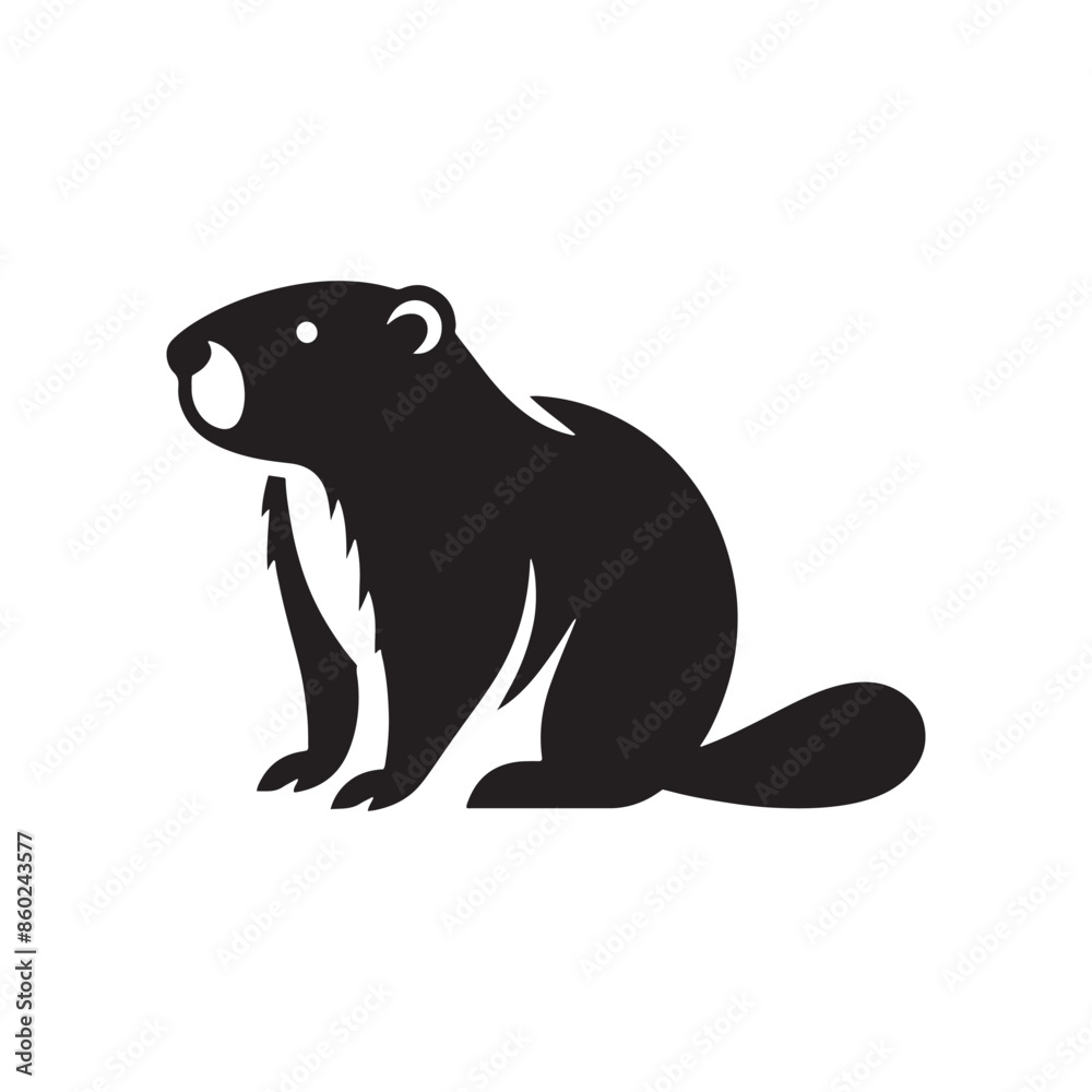 Versatile beaver silhouette for modern projects - Beaver black vector
Versatile beaver silhouette for modern projects - Beaver black vector