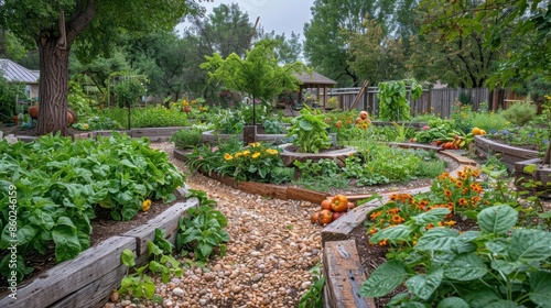 Innovative permaculture garden designs in suburban settings