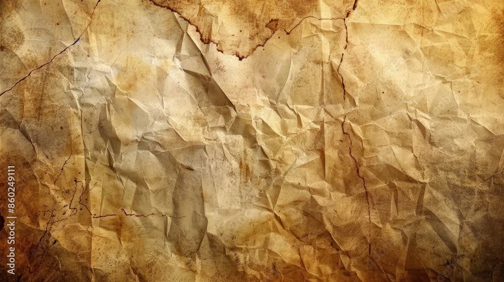 Fototapeta premium Aged rough soiled paper backdrop